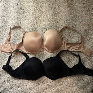 soma bras 2. 1-tan and 1- black.